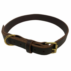 MIDDLE BROWN  Collare - cuoio taglia 25kg+