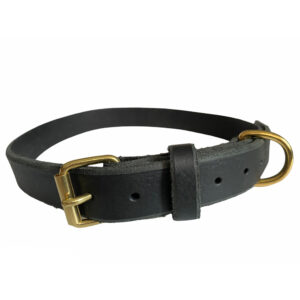 MIDDLE BLACK ELEGANCE Collare - cuoio taglia 30/40kg+